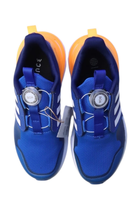 A Blue Sneakers from Adidas in size 9Y for neutral. (Back View)