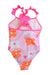 A Multicolour Swimsuits from Jacadi in size 6T for girl. (Back View)