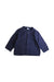 A Navy Long Sleeve Shirts from Petit Bateau in size 12-18M for neutral. (Front View)