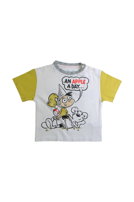 A Multicolour Short Sleeve T Shirts from Burberry in size 12-18M for boy. (Front View)