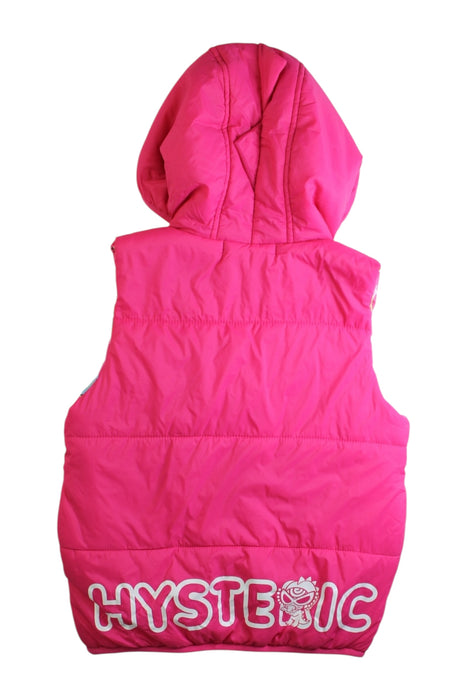 A Pink Outerwear Vests from Hysteric Mini in size 5T for girl. (Back View)