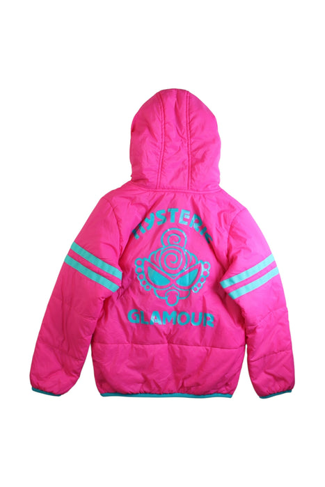 A Pink Puffer/Quilted Coats & Outerwear from Hysteric Mini in size 5T for girl. (Back View)