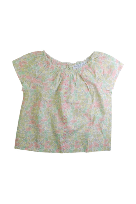A Multicolour Short Sleeve Tops from Marie Puce in size 4T for girl. (Front View)