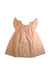 A Pink Sleeveless Dresses from Louise Misha in size 4T for girl. (Back View)