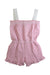 A Pink Sleeveless Rompers from Gingersnaps in size 4T for girl. (Back View)