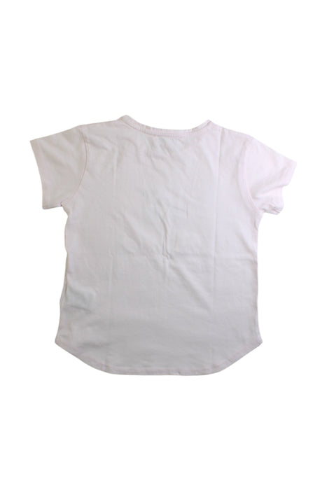 A Pink Short Sleeve Tops from Bonpoint in size 4T for girl. (Back View)