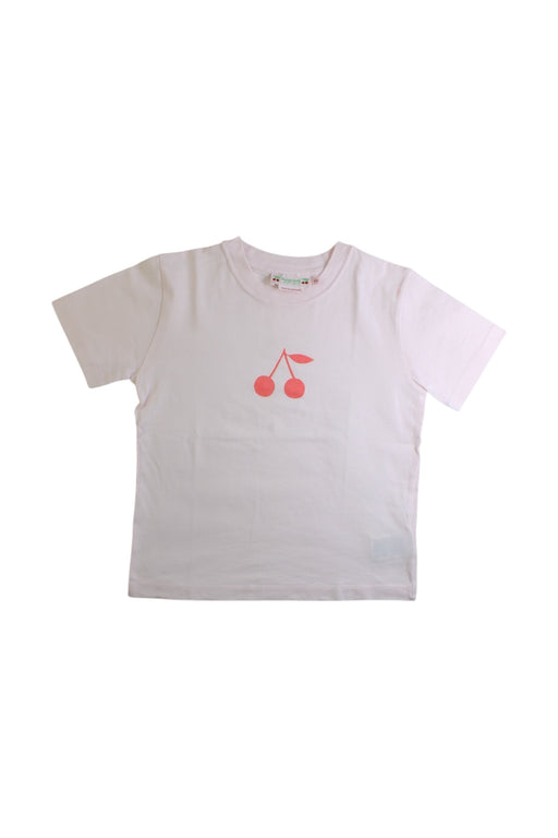 A White Short Sleeve T Shirts from Bonpoint in size 4T for girl. (Front View)