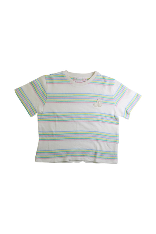 A Multicolour Short Sleeve T Shirts from Bonpoint in size 4T for girl. (Front View)