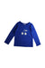 A Blue Long Sleeve Tops from Bonpoint in size 4T for girl. (Front View)