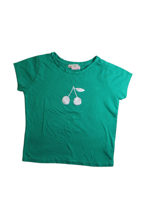 A Green Short Sleeve T Shirts from Bonpoint in size 4T for girl. (Front View)