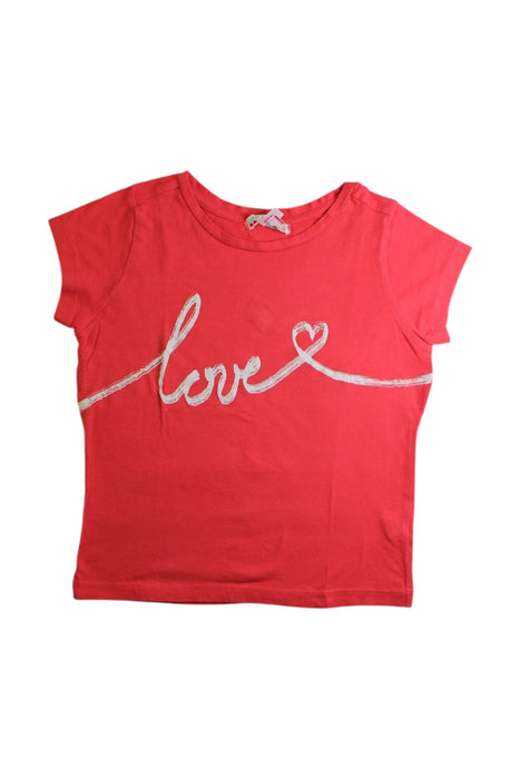 A Red Short Sleeve T Shirts from Bonpoint in size 4T for girl. (Front View)