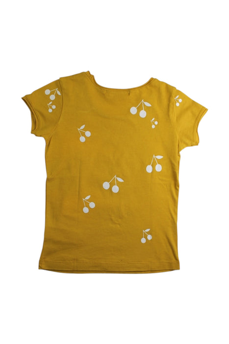 A Yellow Short Sleeve T Shirts from Bonpoint in size 4T for girl. (Back View)
