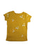 A Yellow Short Sleeve T Shirts from Bonpoint in size 4T for girl. (Back View)