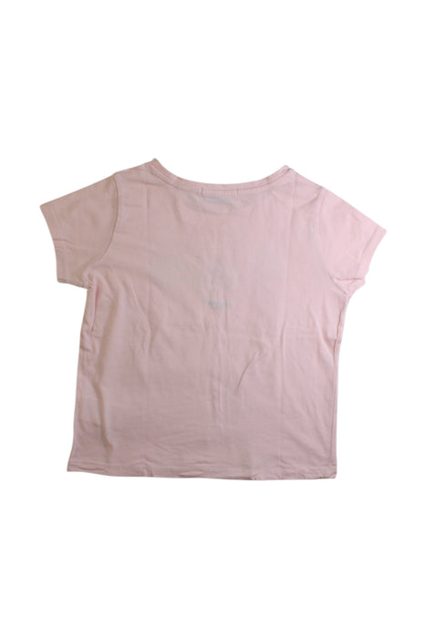 A Pink Short Sleeve T Shirts from Bonpoint in size 4T for girl. (Back View)