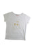 A White Short Sleeve T Shirts from Bonpoint in size 4T for girl. (Front View)