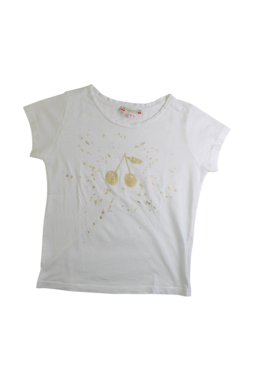 A White Short Sleeve T Shirts from Bonpoint in size 4T for girl. (Front View)