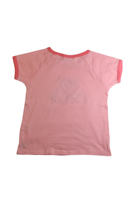 A Pink Short Sleeve T Shirts from Bonpoint in size 4T for girl. (Back View)