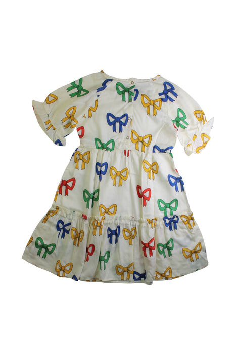 A Multicolour Short Sleeve Dresses from Mini Rodini in size 2T for girl. (Back View)