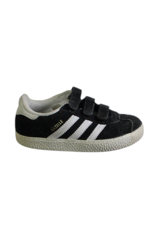 A Black Sneakers from Adidas in size 4T for girl. (Front View)