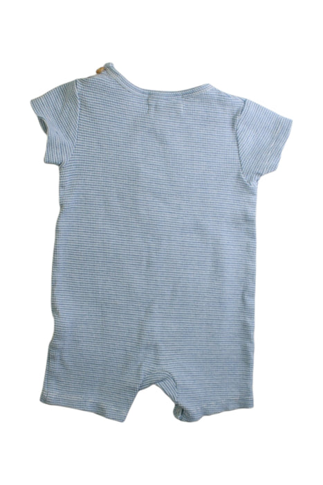 A Blue Short Sleeve Rompers from Wilson & Frenchy in size 3-6M for boy. (Back View)