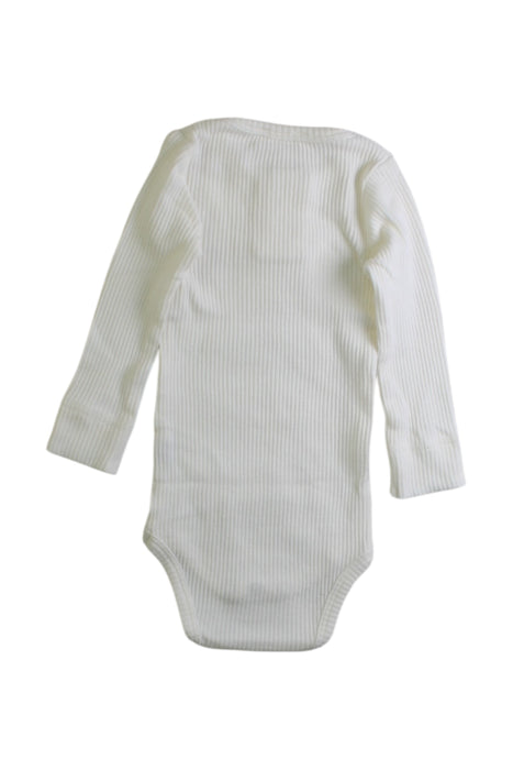 A White Long Sleeve Bodysuits from Jamie Kay in size 3-6M for boy. (Back View)