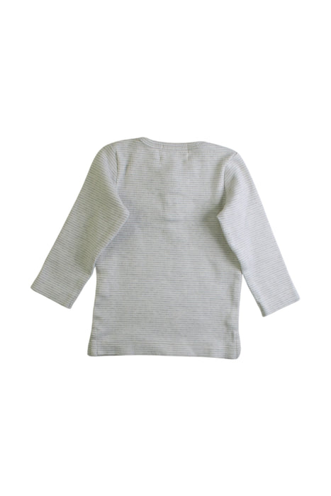 A Grey Long Sleeve Tops from Wilson & Frenchy in size 3-6M for boy. (Back View)
