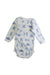 A White Long Sleeve Bodysuits from Petit Bateau in size 3-6M for boy. (Back View)