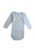 A Blue Long Sleeve Bodysuits from Petit Bateau in size 3-6M for boy. (Front View)