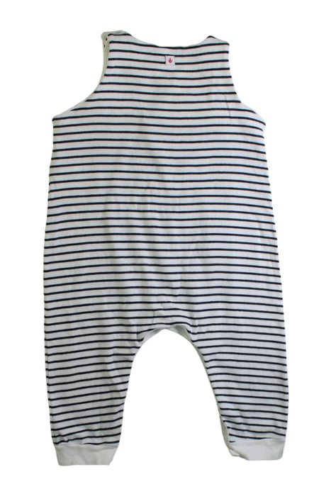 A White Sleeveless Bodysuits from Petit Bateau in size 3-6M for boy. (Back View)