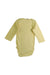 A Yellow Long Sleeve Bodysuits from Nature Baby in size 3-6M for boy. (Back View)