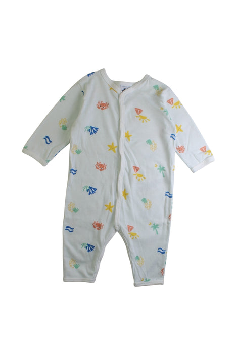 A Multicolour Long Sleeve Rompers from Petit Bateau in size 3-6M for boy. (Front View)