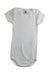 A White Short Sleeve Bodysuits from Petit Bateau in size 6-12M for neutral. (Front View)