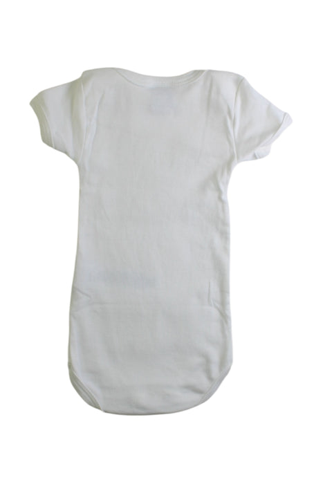 A White Short Sleeve Bodysuits from Petit Bateau in size 3-6M for neutral. (Back View)