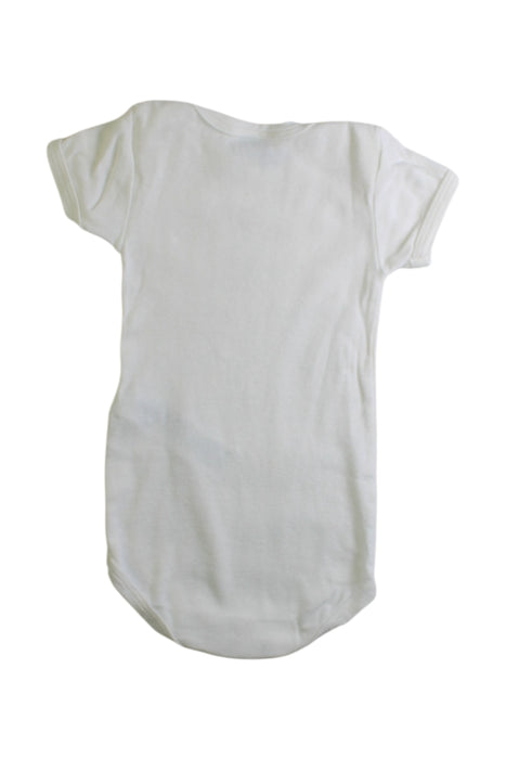 A White Short Sleeve Bodysuits from Petit Bateau in size 6-12M for neutral. (Back View)