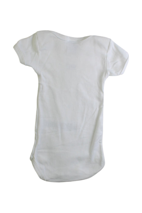 A White Sleeveless Bodysuits from Petit Bateau in size 3-6M for boy. (Back View)