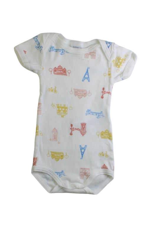 A Multicolour Short Sleeve Bodysuits from Petit Bateau in size 3-6M for boy. (Front View)