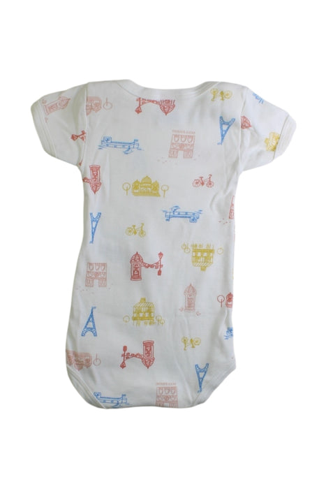 A Multicolour Short Sleeve Bodysuits from Petit Bateau in size 3-6M for boy. (Back View)