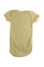 A Yellow Short Sleeve Bodysuits from Petit Bateau in size 3-6M for boy. (Back View)