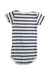 A White Short Sleeve Bodysuits from Petit Bateau in size 3-6M for boy. (Back View)