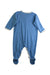 A Blue Onesies from Petit Bateau in size 3-6M for boy. (Back View)