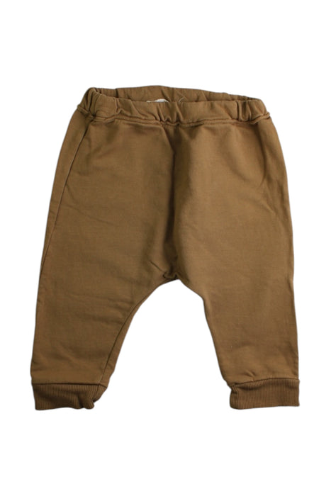 A Brown Sweatpants from Babe & Tess in size 3-6M for boy. (Front View)