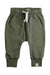 A Green Sweatpants from I Dig Denim in size 3-6M for boy. (Front View)