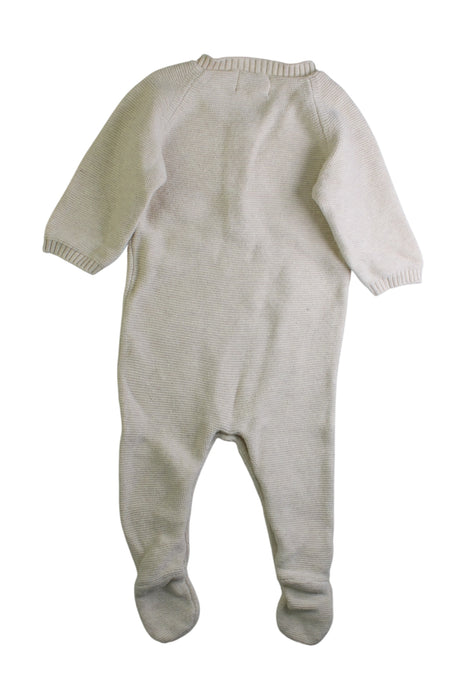 A Beige Long Sleeve Bodysuits from Wilson & Frenchy in size 3-6M for boy. (Back View)