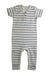 A White Short Sleeve Jumpsuits from Wilson & Frenchy in size 3-6M for boy. (Front View)