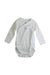 A White Long Sleeve Bodysuits from Petit Bateau in size 3-6M for boy. (Front View)