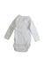A White Long Sleeve Bodysuits from Petit Bateau in size 3-6M for boy. (Back View)