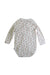 A White Long Sleeve Bodysuits from Petit Bateau in size 3-6M for boy. (Back View)