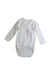 A White Long Sleeve Bodysuits from Petit Bateau in size 3-6M for boy. (Front View)