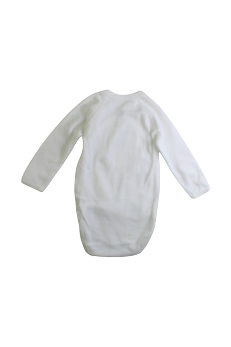 A White Long Sleeve Bodysuits from Petit Bateau in size 3-6M for boy. (Back View)