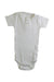 A White Short Sleeve Bodysuits from Jamie Kay in size 3-6M for boy. (Front View)